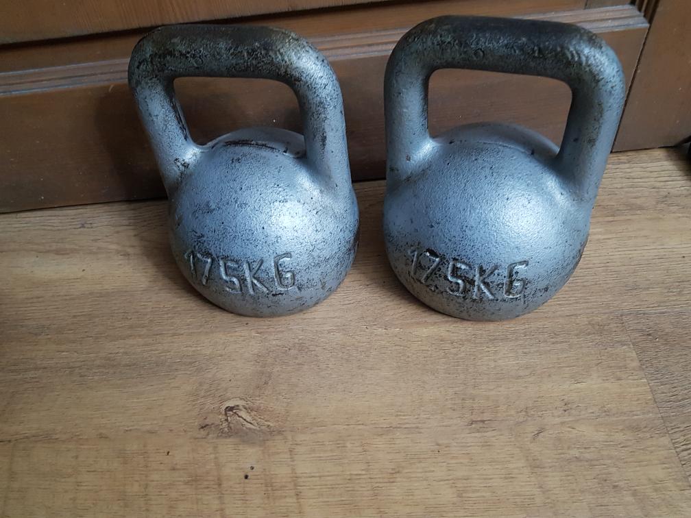 Odważnik Zawodniczy Kettlebell Polsport 2 x 17,5kg