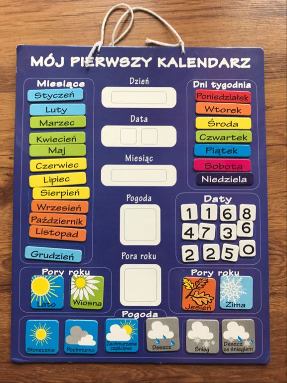 Mój pierwszy kalendarz