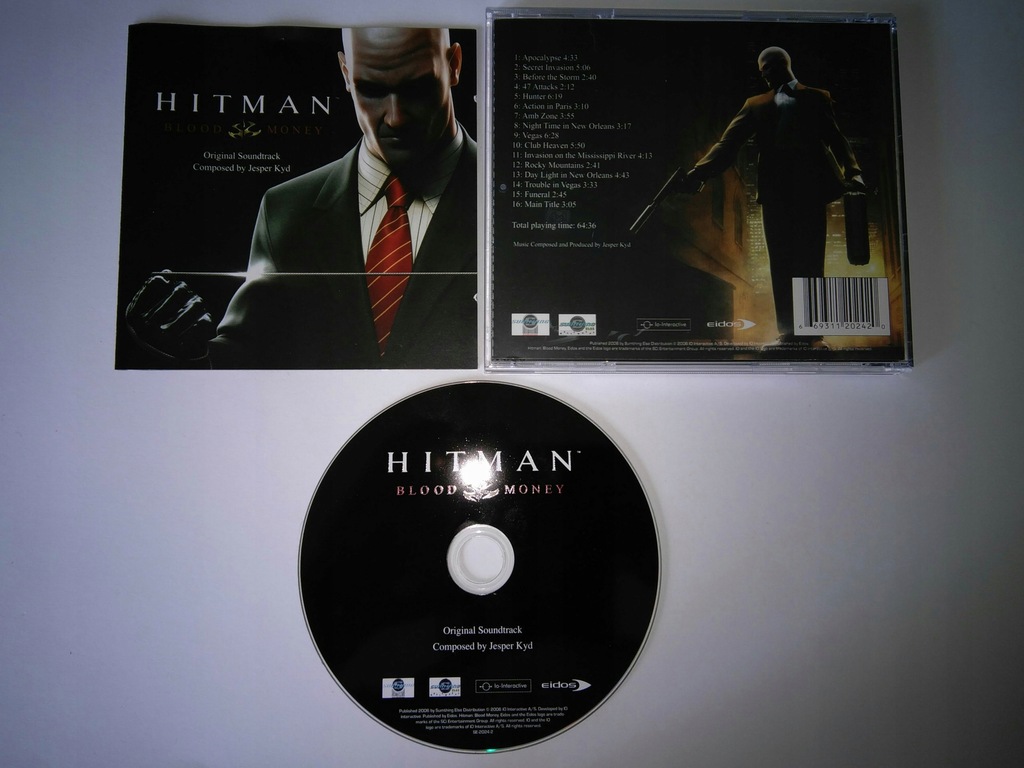 Jesper Kyd - Hitman: Blood Money game OST US CD jc