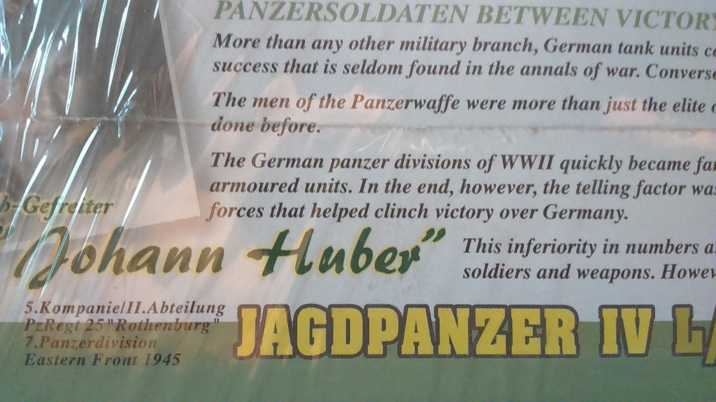 DRAGON 9061!! JOHANN HUBER JAGDPANZER IV/L70 DX05!