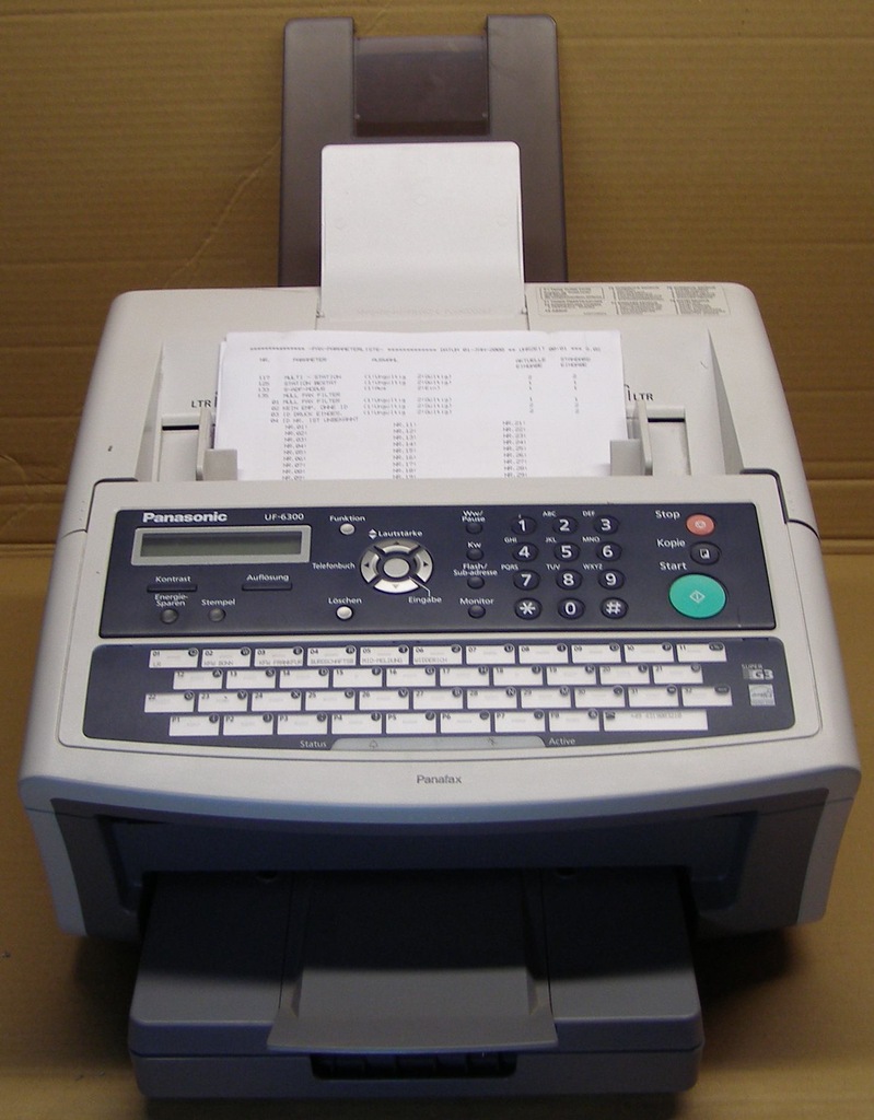 Urządzenie PANASONIC FAX UF-6300 - FV
