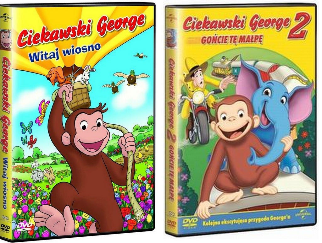 Ciekawski George Witaj wiosno Gońcie tę małpę DVD