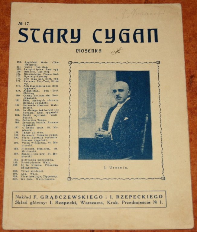STARY CYGAN Piosenka P. Żeromski Muz. E. Kondora