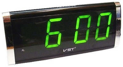 Budzik cyfrowy DUŻY WYŚWIETLACZ ZEGAR VST-730