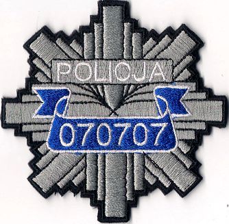 NASZYWKI SPINAKE Gwiazda POLICJA Naszywka 791R