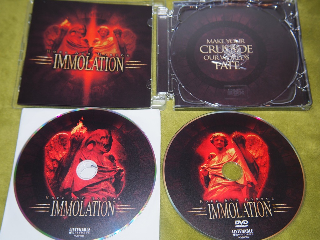 Immolation Hope and Horror EP CD+DVD Morbid Angel