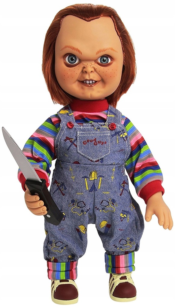 LALKA LALECZKA CHUCKY MÓWIĄCA 38cm DŹWIĘKI