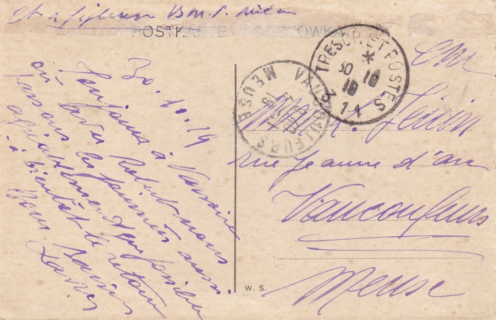 1 Armia Hallera poczta polowa tresor et pstes 311