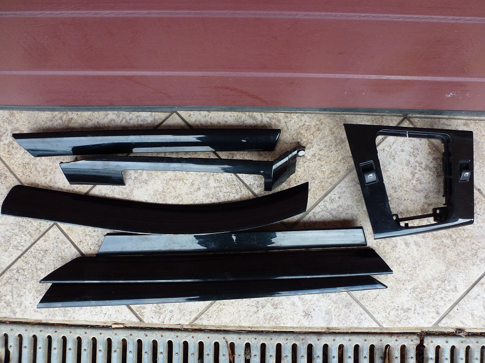 listwy wewnetrzne ozdobne Bmw E46 piano black