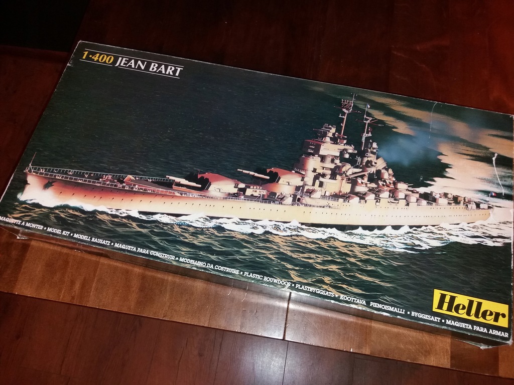 Pancernik Jean Bart 1/400 Heller
