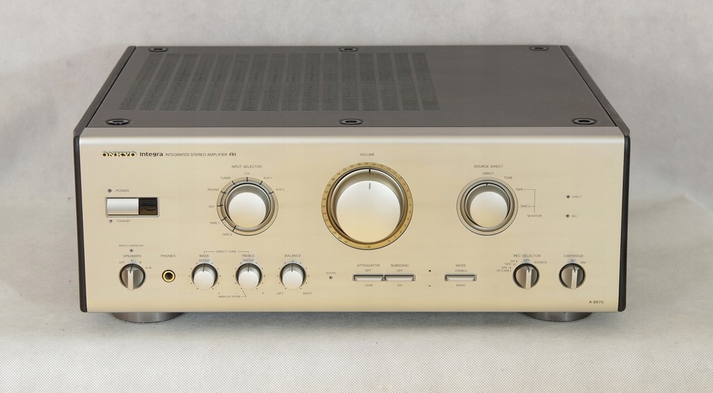 Onkyo Integra A-8870, wzmacniacz. Wysoki model Spr