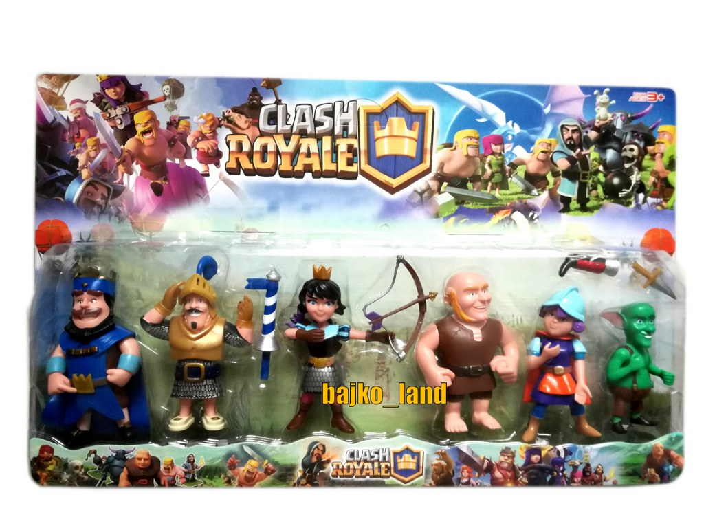 CLASH ROYALE FIGURKI Komplet Zestaw 6 Figurek 7124739386 oficjalne