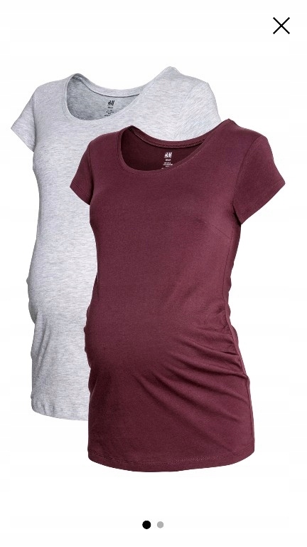 Koszulki ciążowe H&M mama XS 34