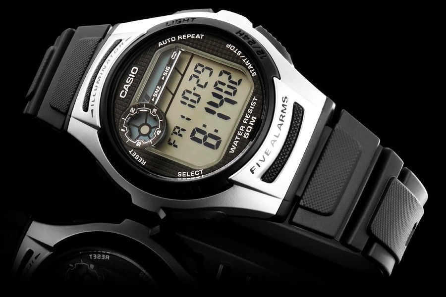 how to set time on casio illuminator wr50m