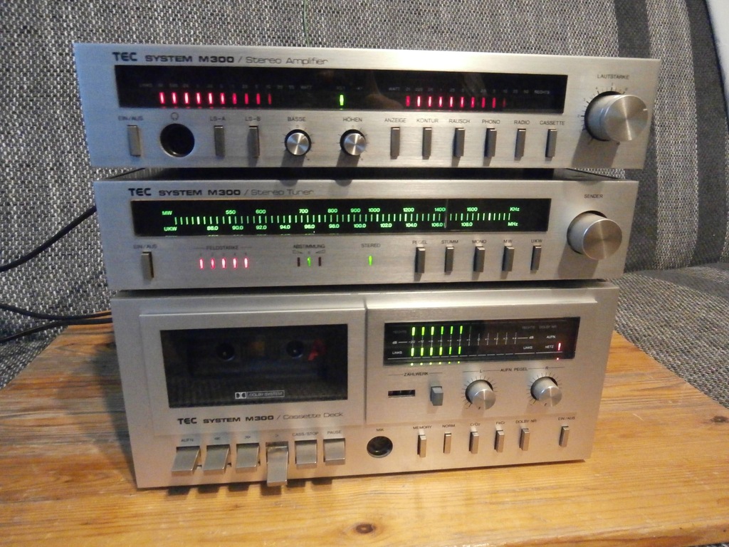 TEC SYSTEM 300 Wieża stereo z lat 80-tych