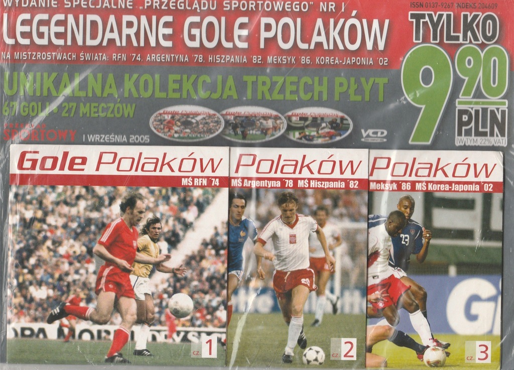 LEGENDARNE GOLE POLAKÓW Kolekcja PS 3 VCD NOWE