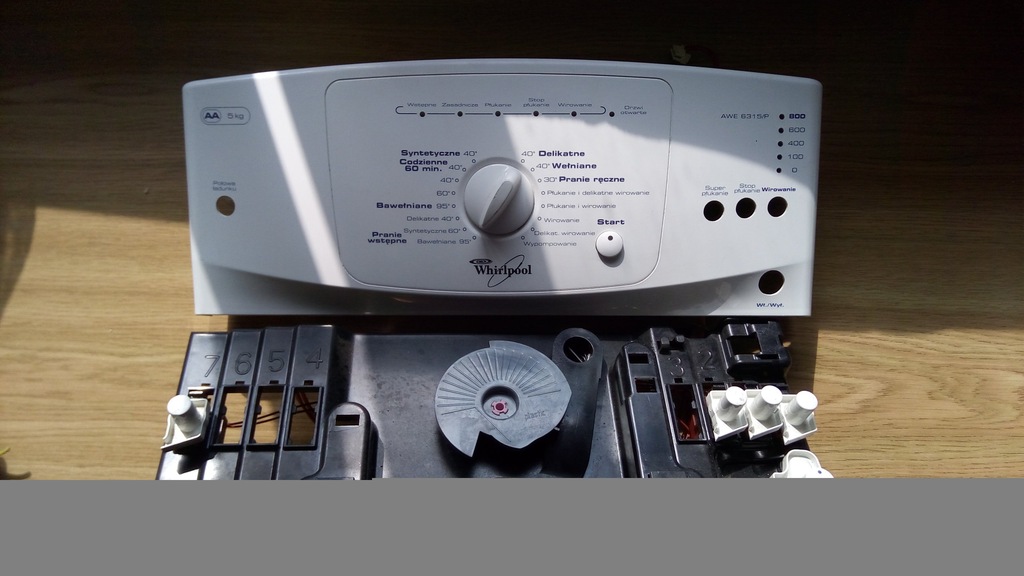 Moduł programator pralki Whirlpool AWE 6315/P