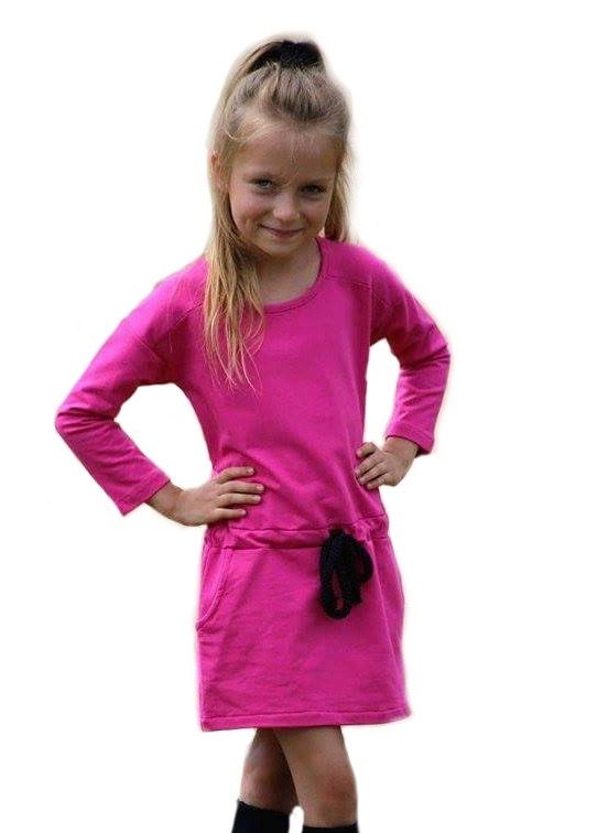 Sukienka dziewczęca różowa Qba kids 152