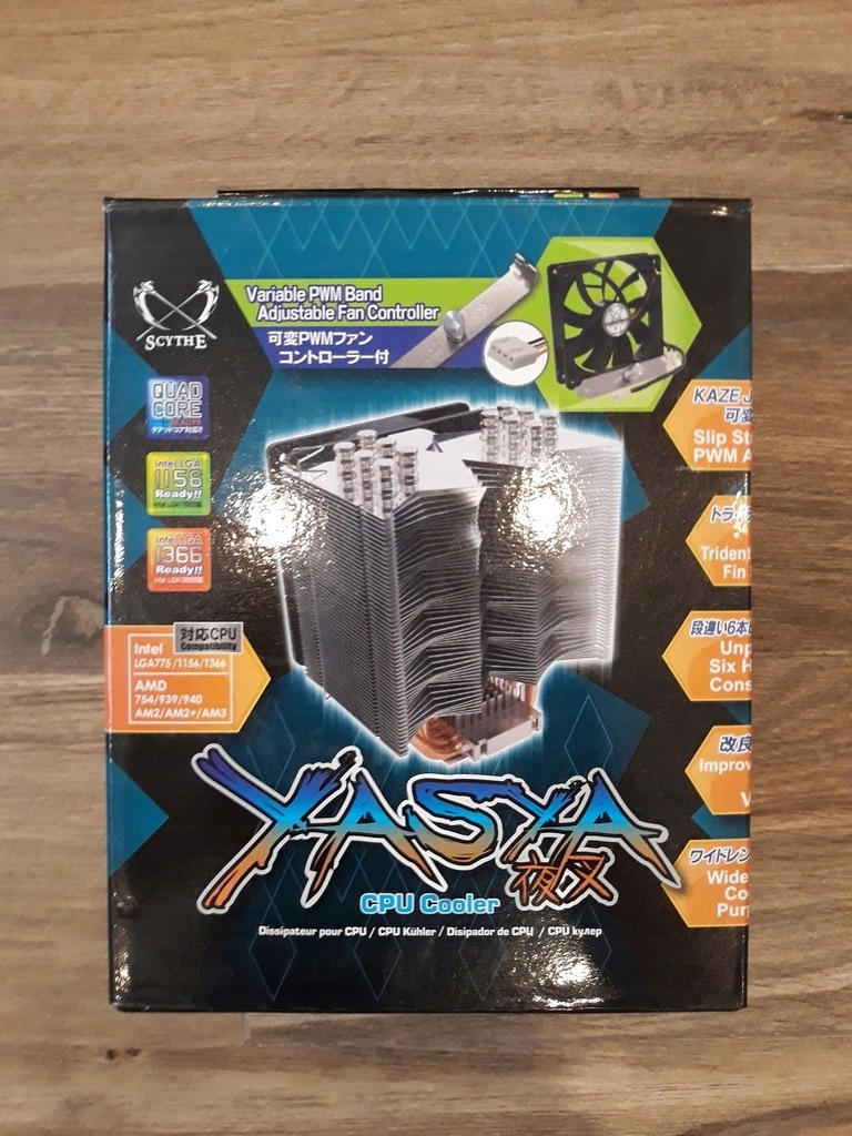 Scythe Yasya 120mm chłodzenie OC 1155 1156 AMD3