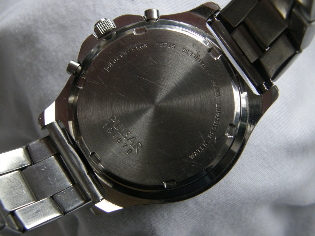 pulsar quartz alarm chronograph timer