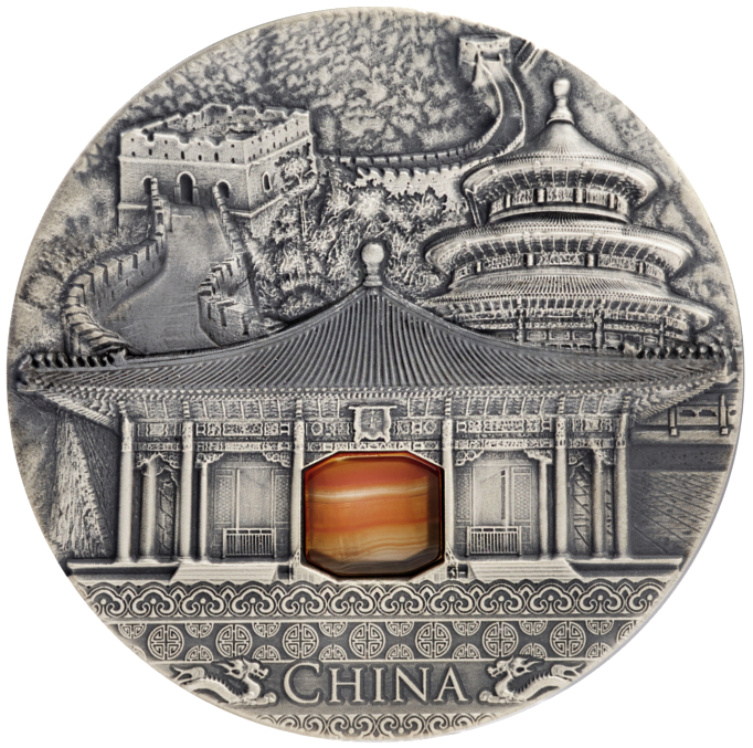 2$ CHINY - IMPERIAL ART 2 OZ AG 999 AGAT