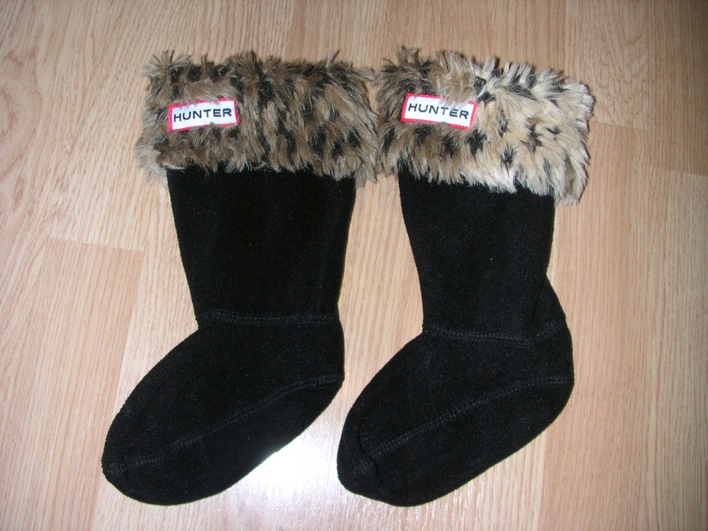 HUNTER skarpety ocieplacze polar kaloszy r.25-27