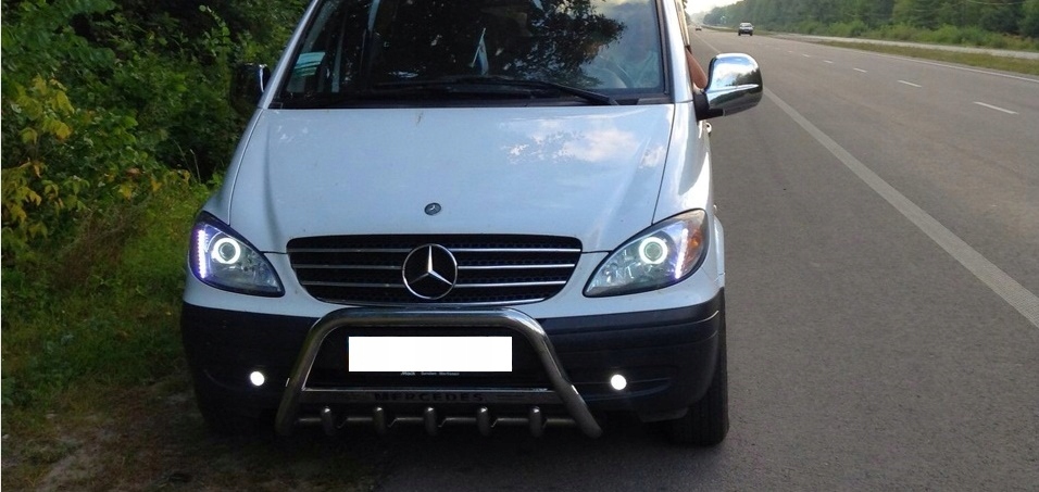 NAKLADKI NA LUSTERKA MERCEDES BENZ VITO 639 ABS