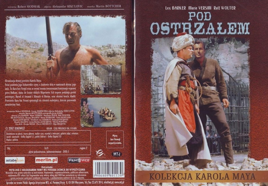 Walczyli Z Apaczami W Powieści Karola Maya WINNETOU i KOLEKCJA KAROLA MAYA ***** 8 NOWYCH DVD - 6733393014