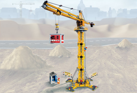 LEGO 7905 wielki dźwig budowlany Tower Crane