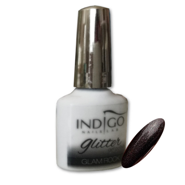 INDIGO Gel Polish Glitter Lakier UV 7ml GLAM ROCK 7301420319