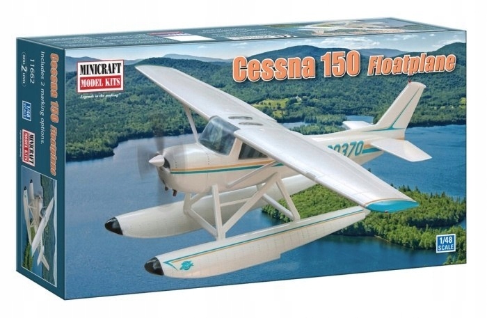 Model plastikowy - Samolot (hydroplan) Cessna 150