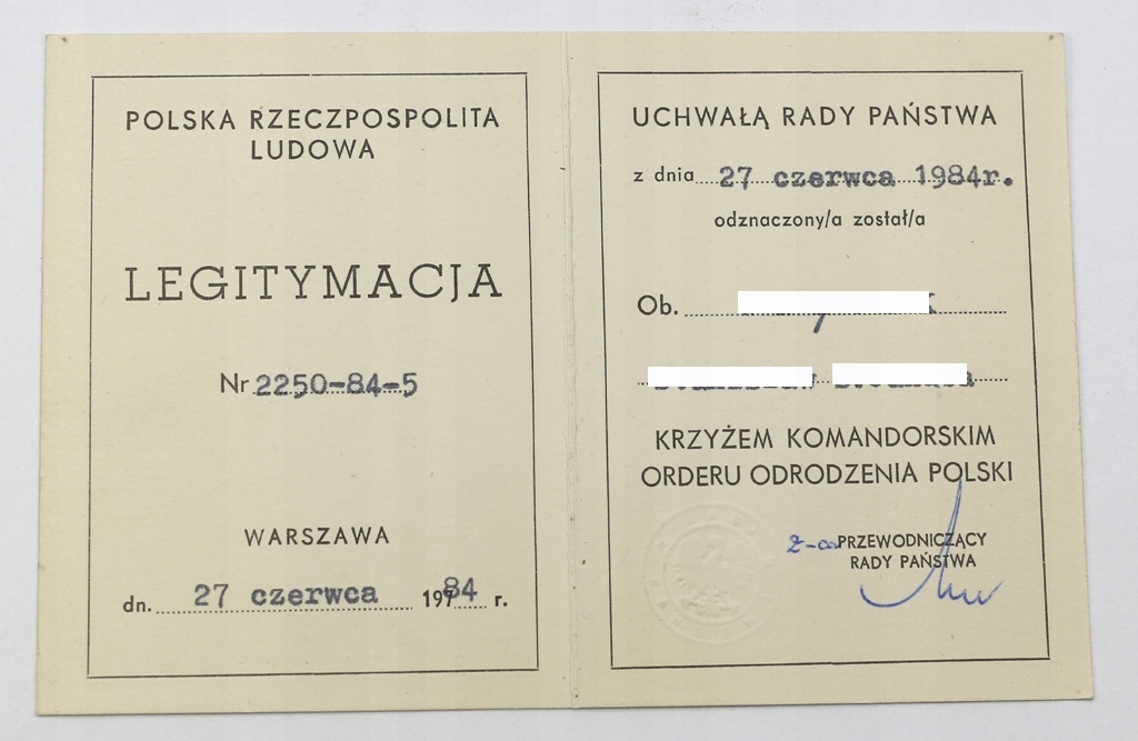 Krzyż Komandorski Orderu Odrodzenia Polski ZOBACZ ...