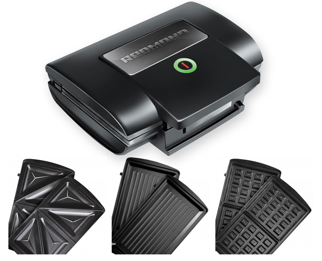 REDMOND RSMM1403E TOSTER GOFROWNICA GRILL 3w1 7245814069