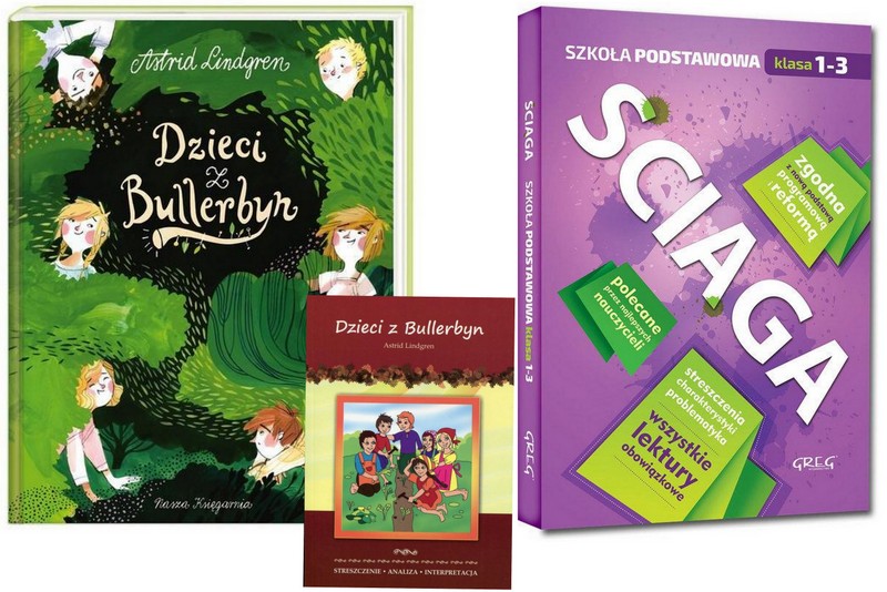 Dzieci z Bullerbyn Lindgren + opracowanie + ściąga