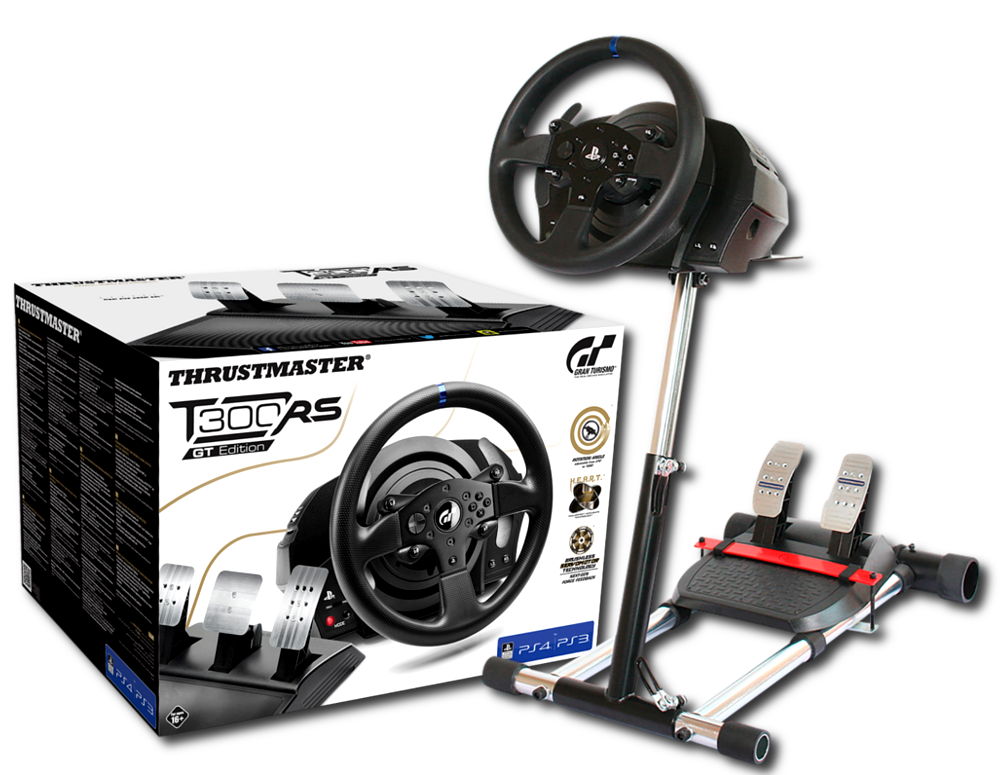 KIEROWNICA THRUSTMASTER T300RS GT + STOJAK PS4