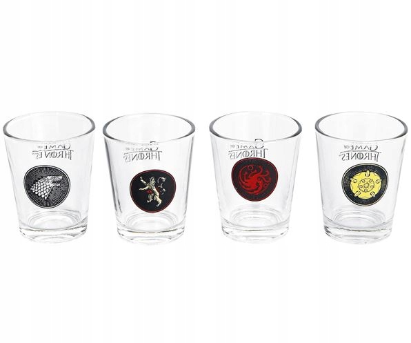 Kieliszki Game Of Thrones Gra o Tron Herby