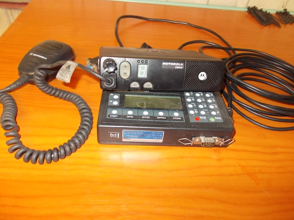 Radio Taxi Wawel radio terminal Motorola CM340