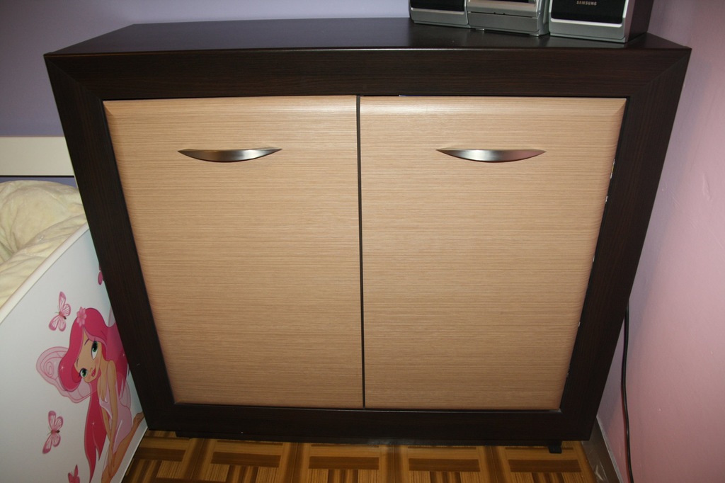 Komoda BRW largo wenge - dąb czesany