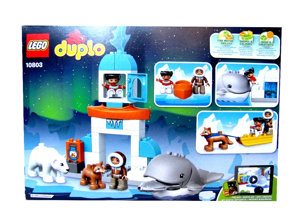 KLOCKI LEGO DUPLO WYSPA+IGLOO+WIELORYB + 2 FIGURKI 7281964705