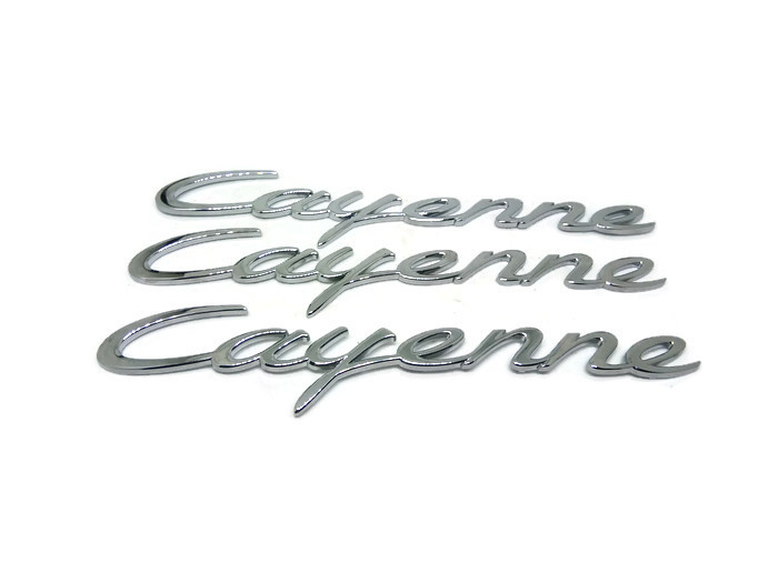 EMBLEMAT ZNACZEK NAPIS PORSCHE CAYENNE 180MM 18CM
