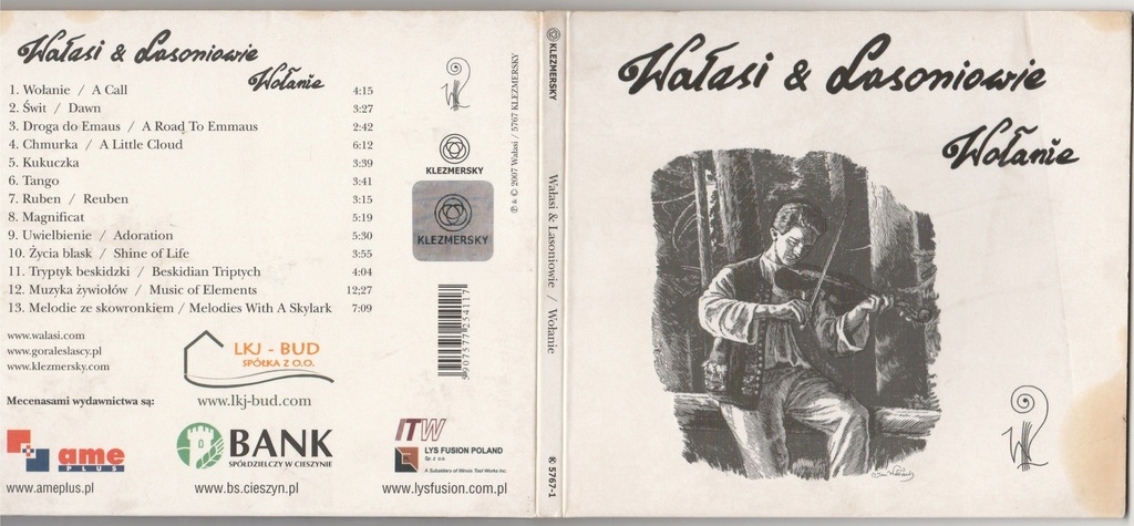 WAŁASI LASONIOWIE Wołanie CD Digipack 2007