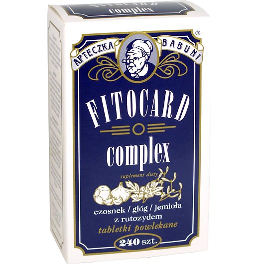 FITOCARD COMPLEX 240 tab. Serce, krążenie FARMINA