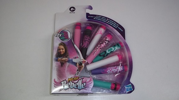 HASBRO NERF REBELLE STRZAŁKI NABOJE 12szt - A4742