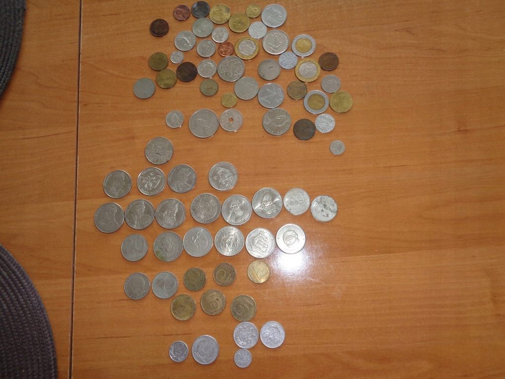 stare monety polskie i nie tylko 73 sztuki