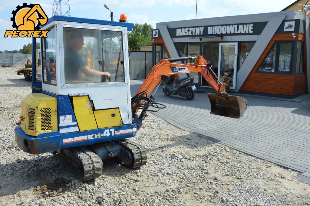 Minikoparka KUBOTA KH41 BEZAWARYJNA 1500kg FAKTURA