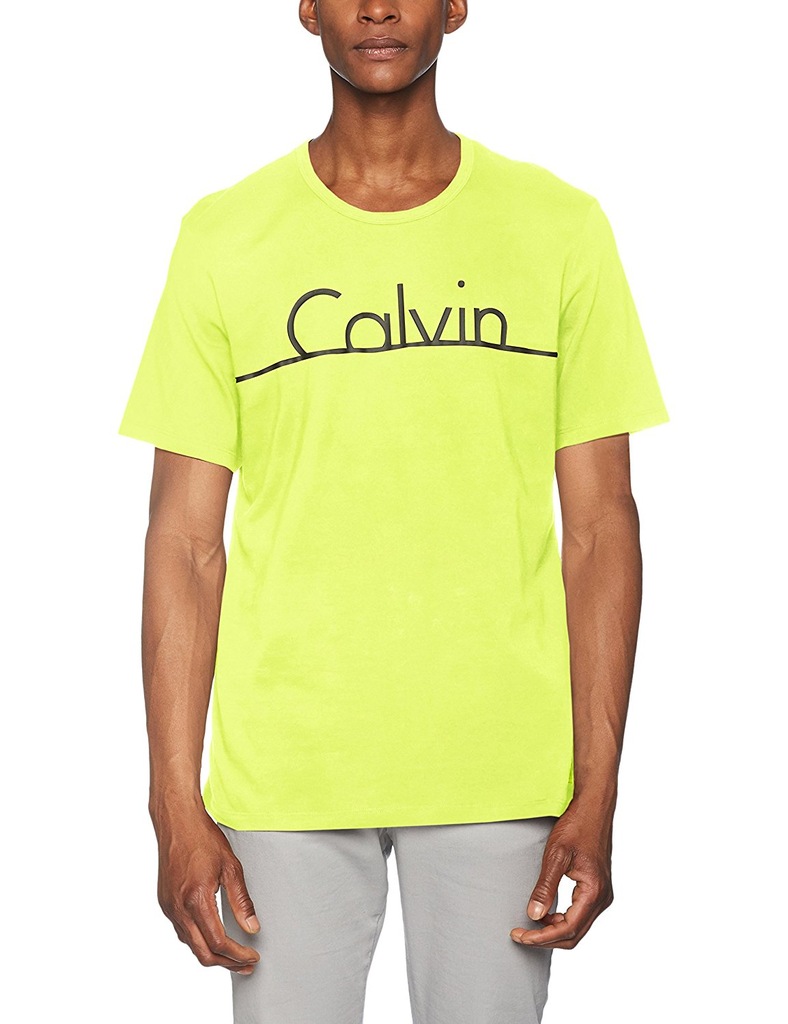 Calvin Klein T-Shirt Koszulka Męska Bawełna M