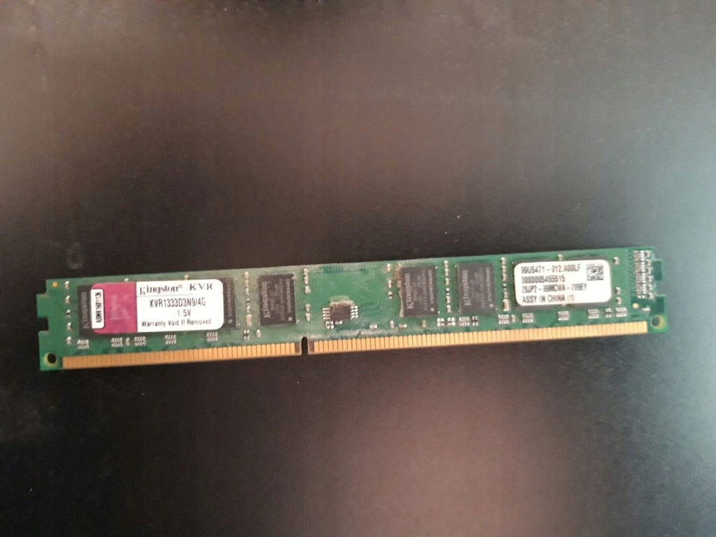 DDR3-RAM 1333MHz, CL9, 1x 4GB Kingston