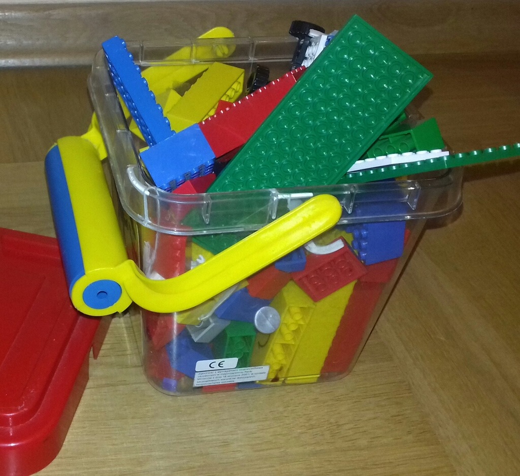 Pudło klocków klocki TOPIC j. LEGO płytki konstruk
