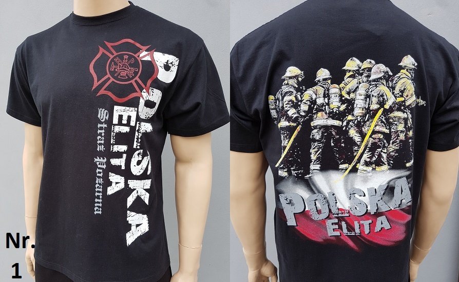 T-SHIRT KOSZULKA STRAŻ POŻARNA OSP , wyprzedaż