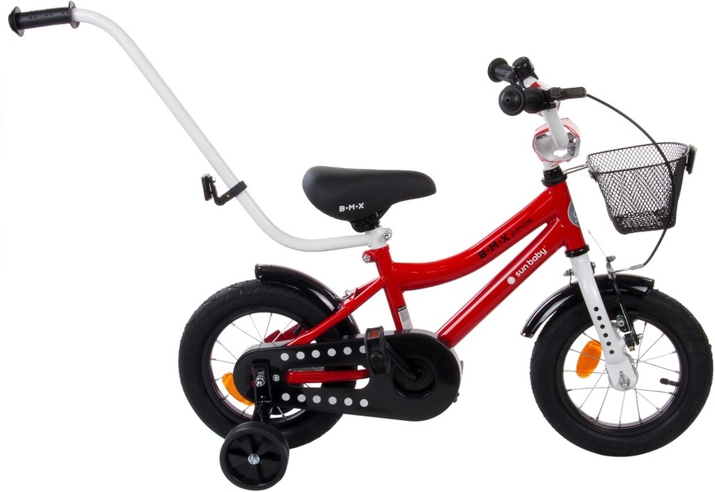 Rowerek BMX 12 cali DLA TRZYLATKA BOCZNE KÓŁKA 7279896643 oficjalne